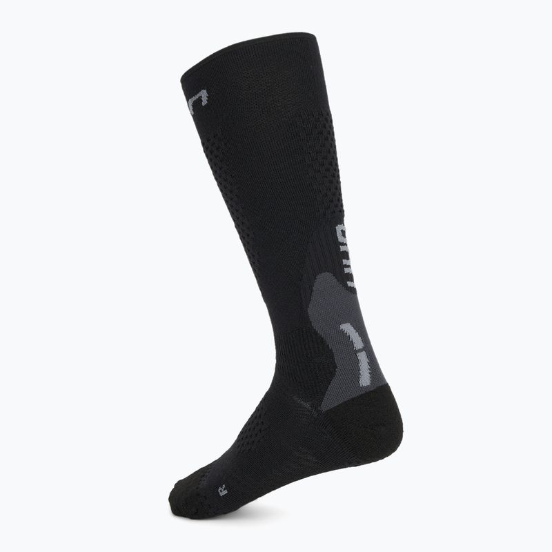 Pánske lyžiarske ponožky UYN Ski One Alpine Merino black/grey 2