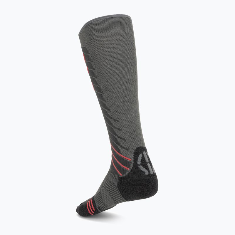 Dámske lyžiarske ponožky UYN Ski Evo Race One grey/pink 2