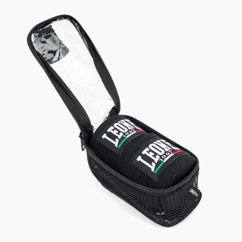 Boxerské bandáže LEONE 1947 Hand Wraps 450 cm black 3