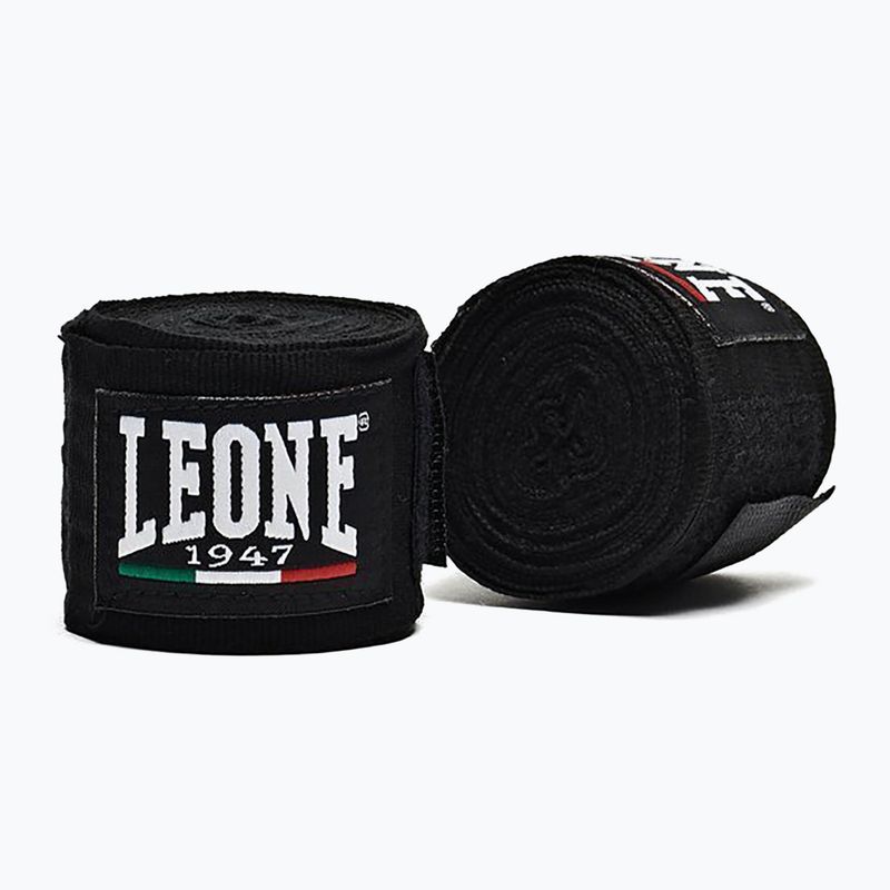 Boxerské bandáže LEONE 1947 Hand Wraps 450 cm čierna 4