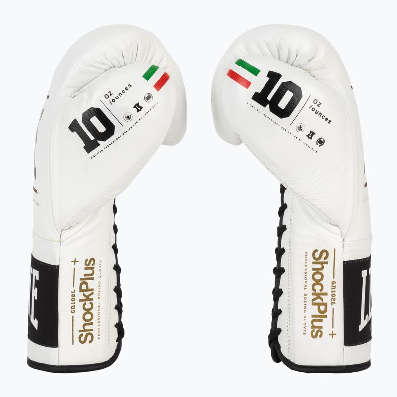Boxerské rukavice LEONE 1947 Shock Plus white 4