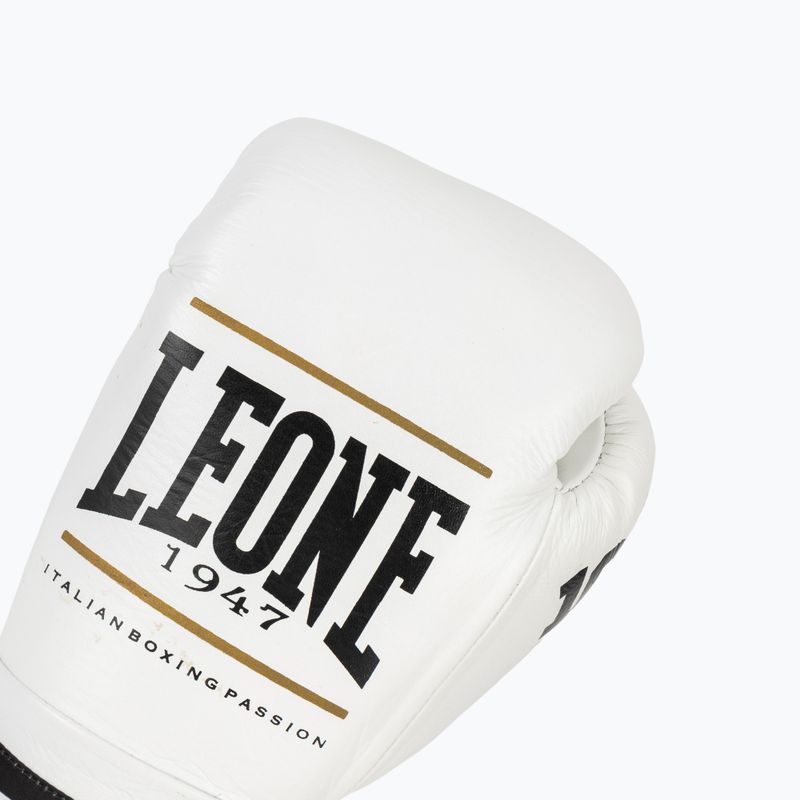 Boxerské rukavice LEONE 1947 Shock Plus white 5
