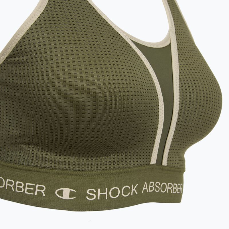 Športová podprsenka Shock Absorber Ultimate Run Bra Padded khaki 3