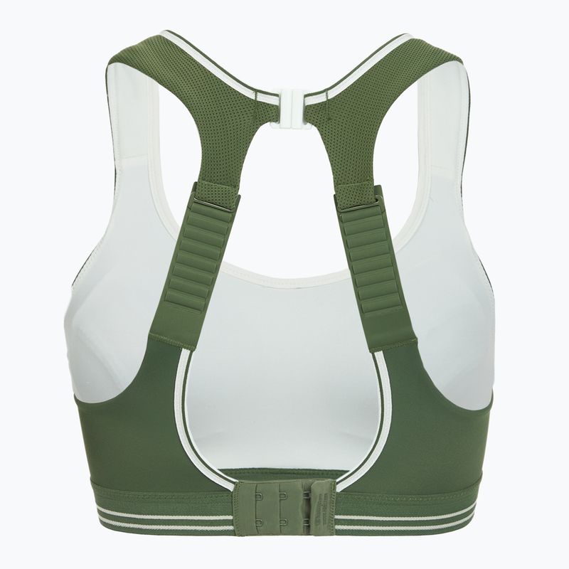 Fitness podprsenka Shock Absorber Ultimate Run Bra greyish green 2