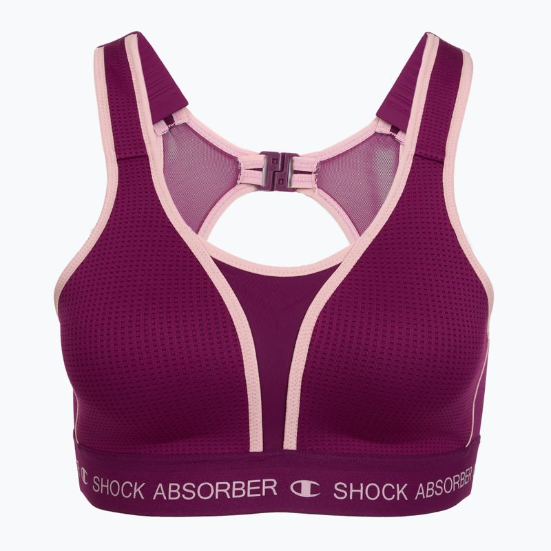 Fitness podprsenka Shock Absorber Ultimate Run Bra Padded deep purple