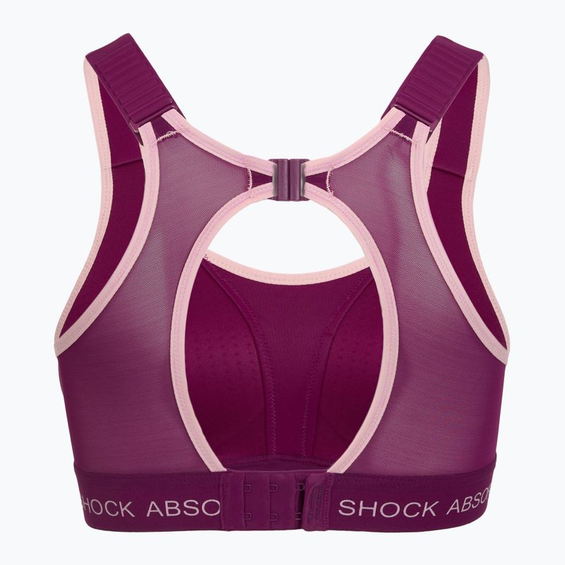 Fitness podprsenka Shock Absorber Ultimate Run Bra Padded deep purple 2