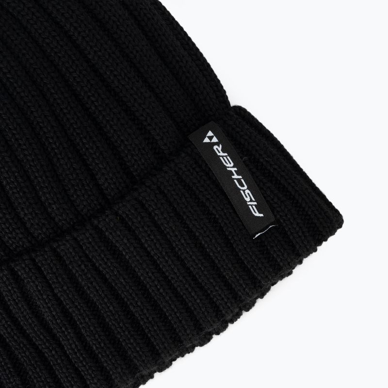 Zimná čiapka Fischer Logo Beanie black 3