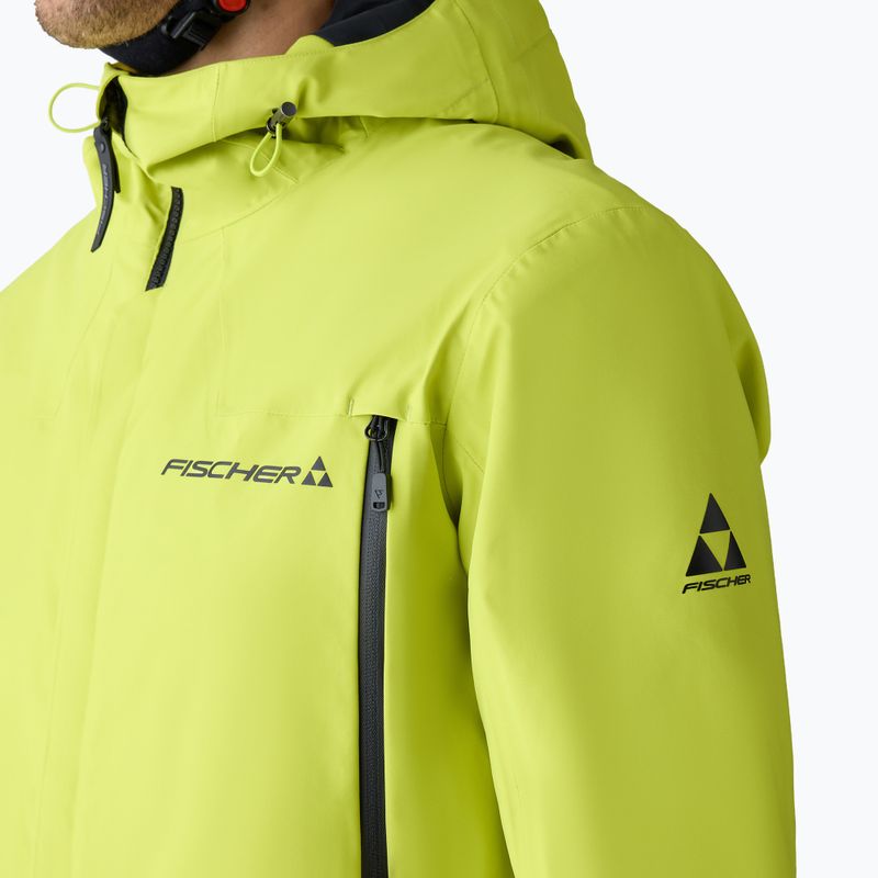 Pánska lyžiarska bunda Fischer Rush Jacket fischer yellow 4