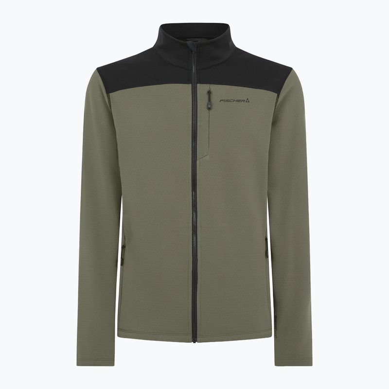 Pánska mikina Fischer Flex Jacket olive green 3