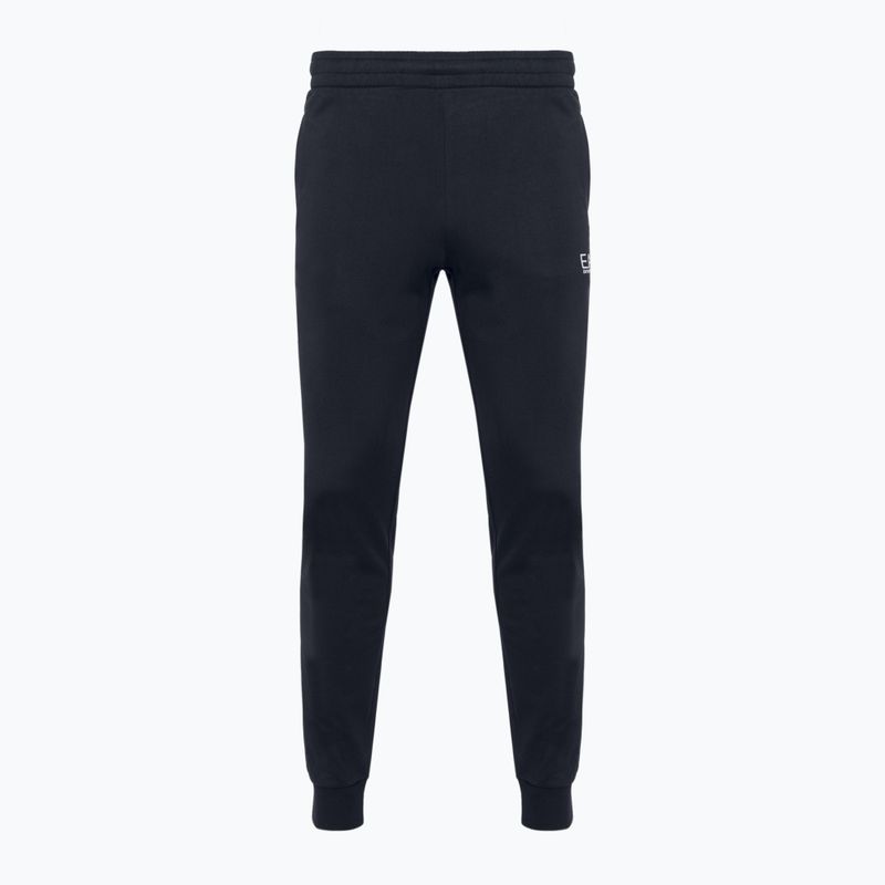 Pánske nohavice EA7 Emporio Armani Train Core ID Coft Slim night blue/silver logo