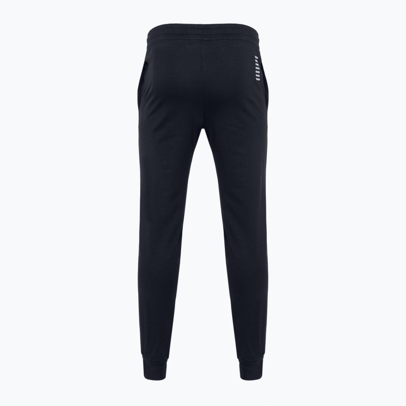 Pánske nohavice EA7 Emporio Armani Train Core ID Coft Slim night blue/silver logo 2