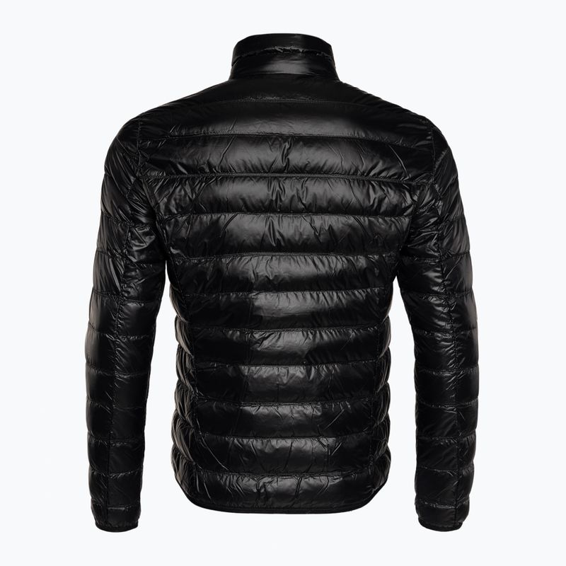 Pánska bunda EA7 Emporio Armani Train Core ID Down Light black/gold s logom 7