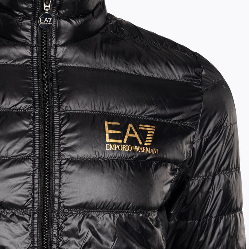 Pánska bunda EA7 Emporio Armani Train Core ID Down Light black/gold s logom 8