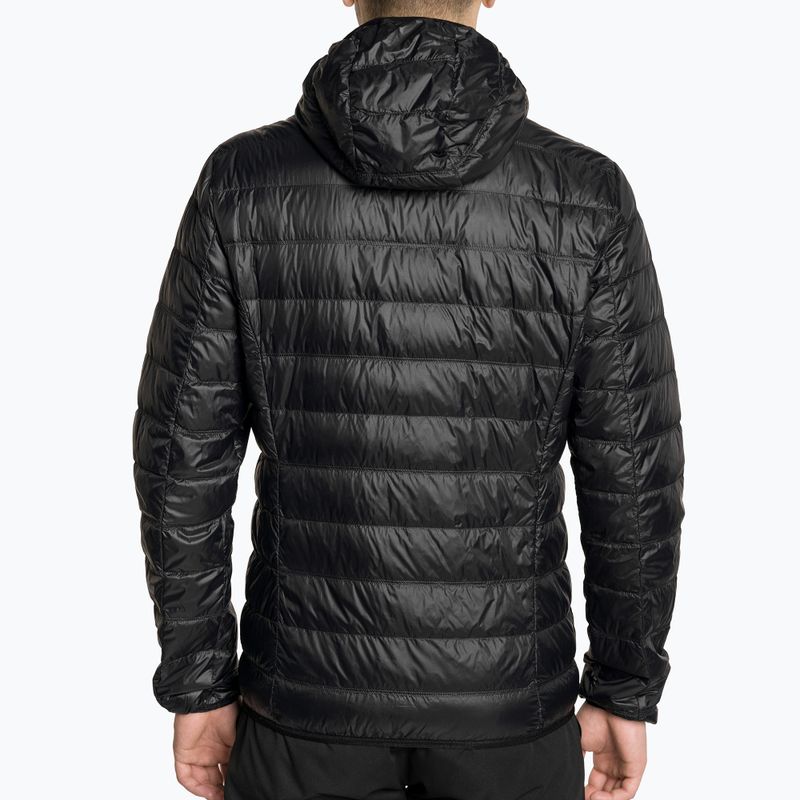 Pánska bunda EA7 Emporio Armani Train Core ID Down Light Hoodie black/gold s logom 2