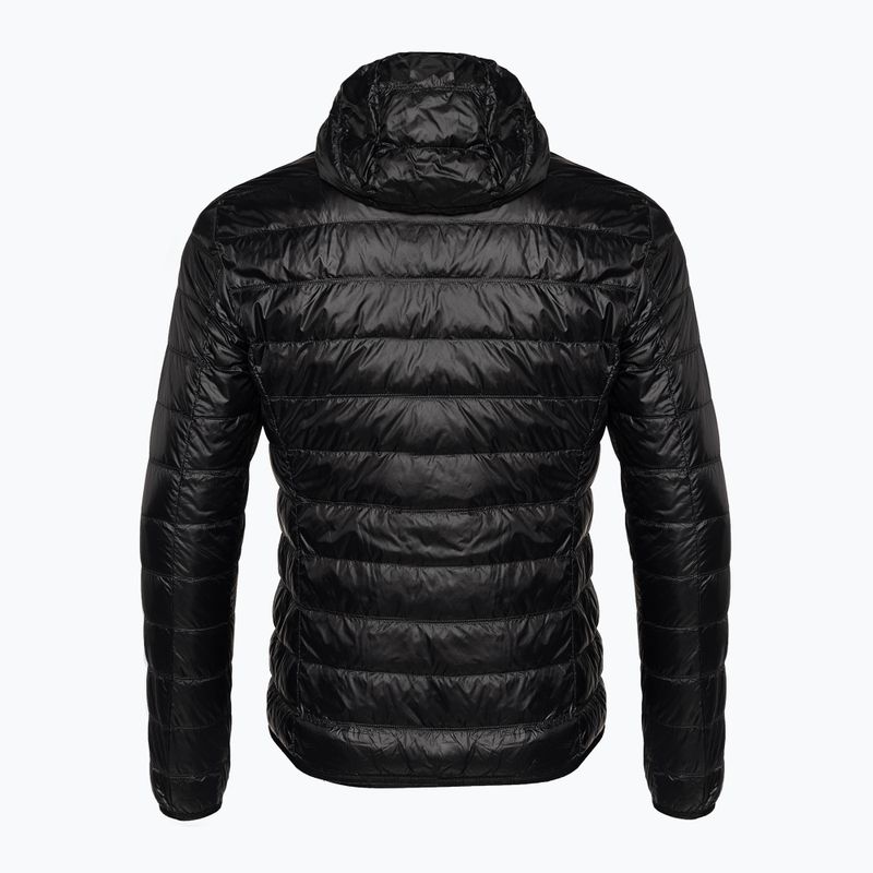 Pánska bunda EA7 Emporio Armani Train Core ID Down Light Hoodie black/gold s logom 8
