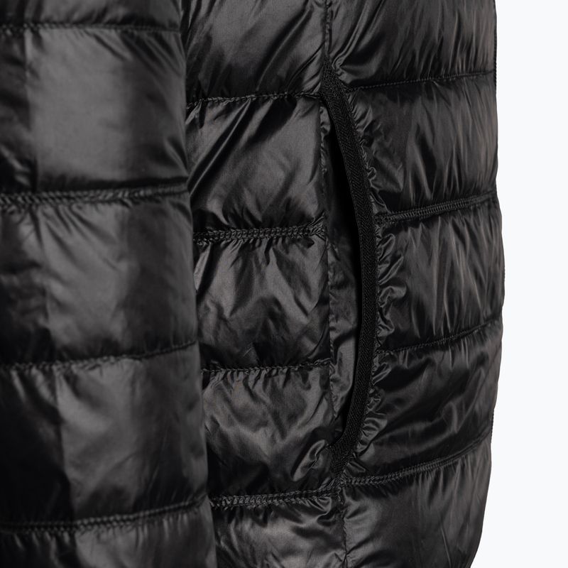 Pánska bunda EA7 Emporio Armani Train Core ID Down Light Hoodie black/gold s logom 10