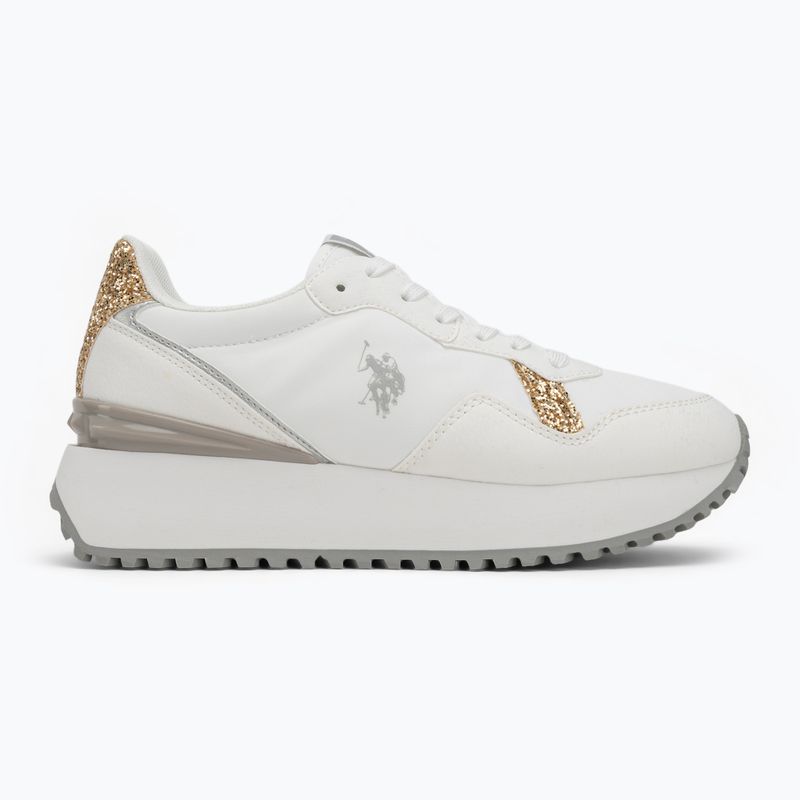 Dámska obuv U.S. Polo Assn. BAYLE003C white/gold 2
