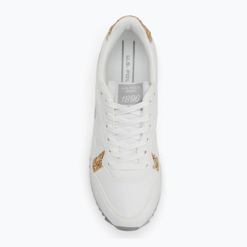 Dámska obuv U.S. Polo Assn. BAYLE003C white/gold 5