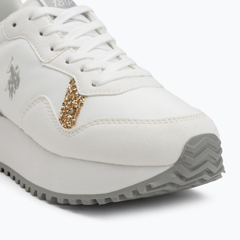 Dámska obuv U.S. Polo Assn. BAYLE003C white/gold 7