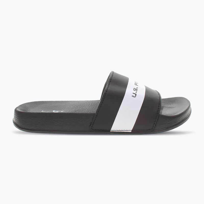 Pánske nazúvaky U.S. Polo Assn. SKYE002 black/white 8