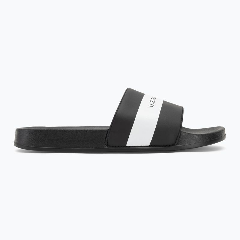 Pánske nazúvaky U.S. Polo Assn. SKYE002 black/white 2
