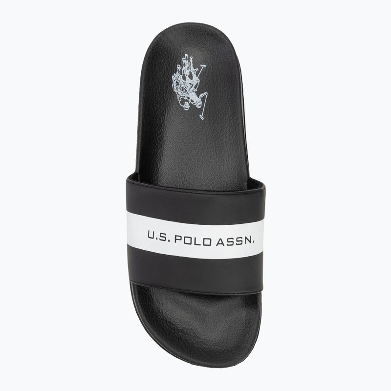 Pánske nazúvaky U.S. Polo Assn. SKYE002 black/white 5