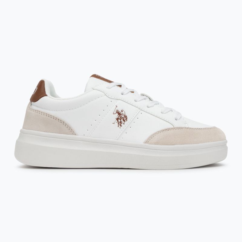 Pánska obuv U.S. Polo Assn. CODY003B white/light brown 2