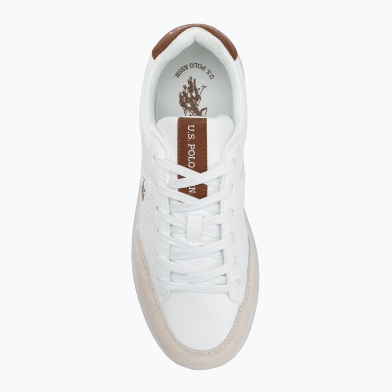 Pánska obuv U.S. Polo Assn. CODY003B white/light brown 5