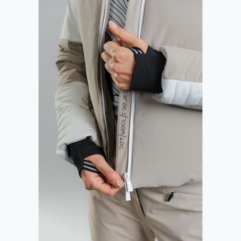 Dámska lyžiarska bunda DOTOUT Flow crockery/barely blue 6