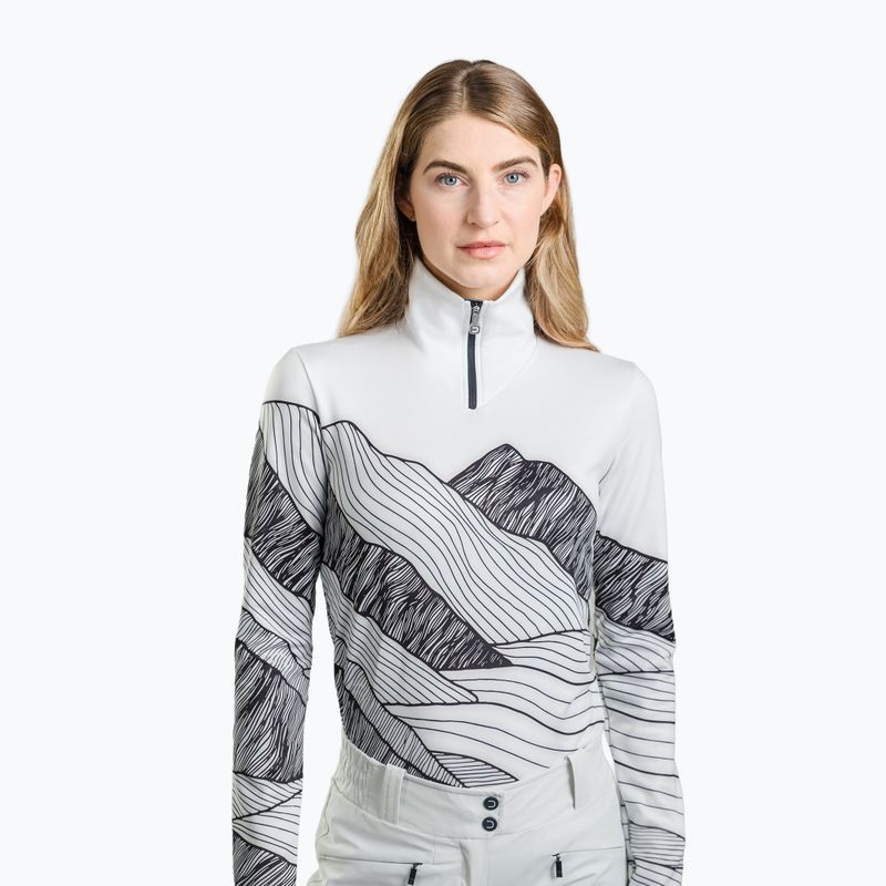 Dámska mikina DOTOUT Peaks print outline col/black beauty