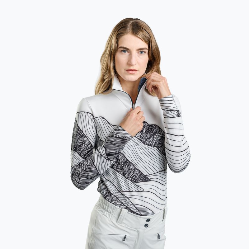 Dámska mikina DOTOUT Peaks print outline col/black beauty 2