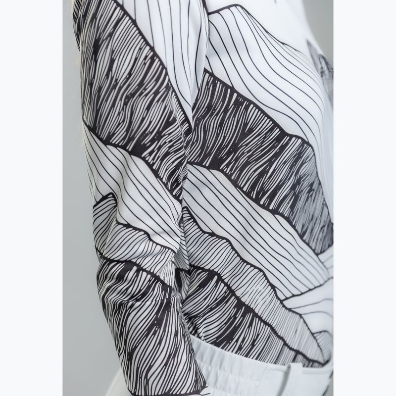 Dámska mikina DOTOUT Peaks print outline col/black beauty 7