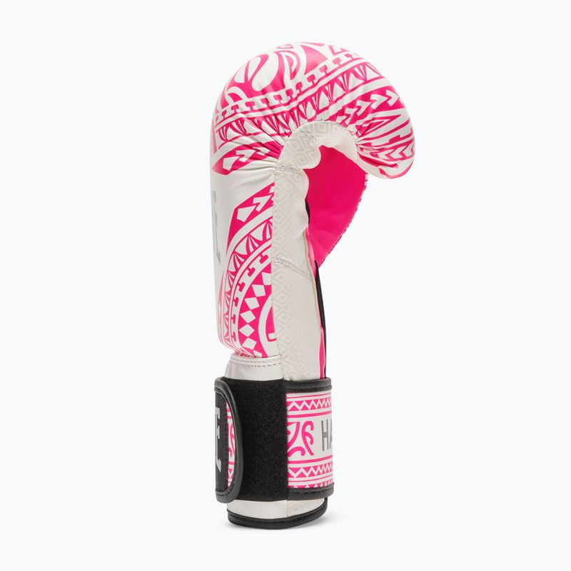 Boxerské rukavice LEONE 1947 Haka white 6