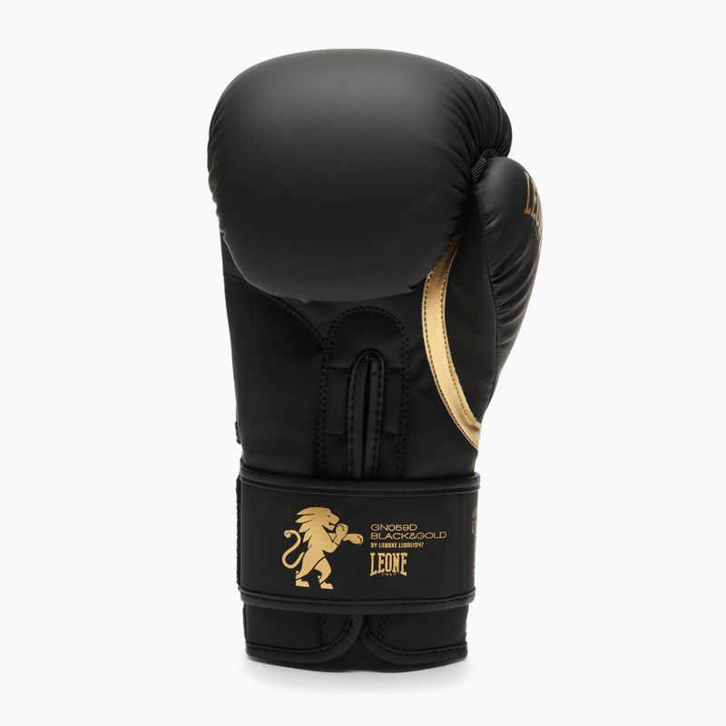 Boxerské rukavice LEONE 1947 Idol black/gold 4