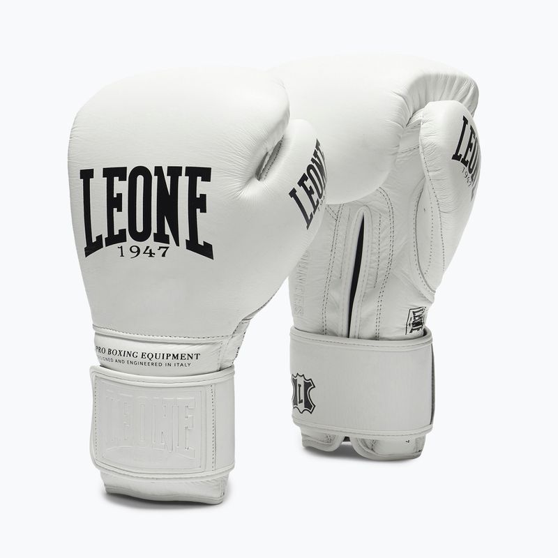 Boxerské rukavice LEONE 1947 The Greatest white