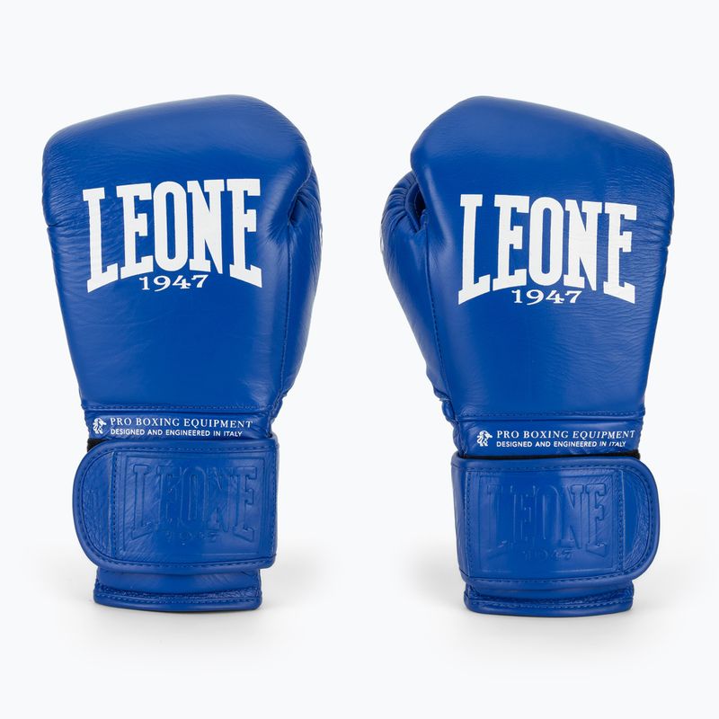 Boxerské rukavice LEONE 1947 The Greatest blue 2