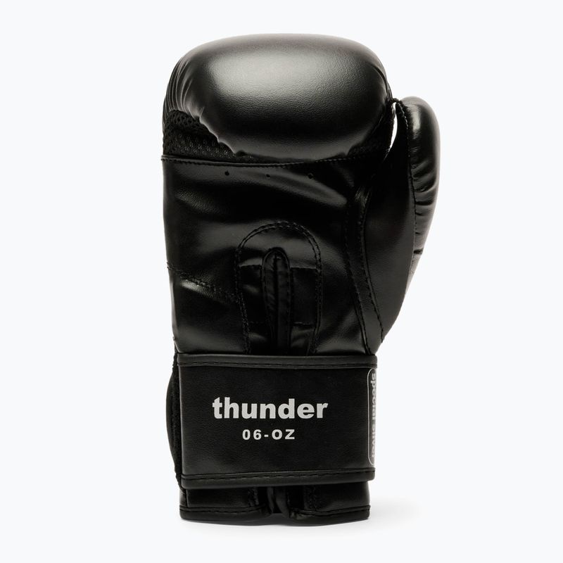 Detské boxerské rukavice LEONE 1947 Thunder Jr black 3