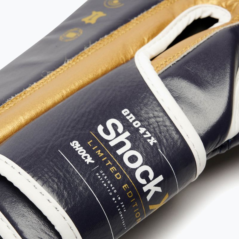 Boxerské rukavice LEONE 1947 Shock X blue 9