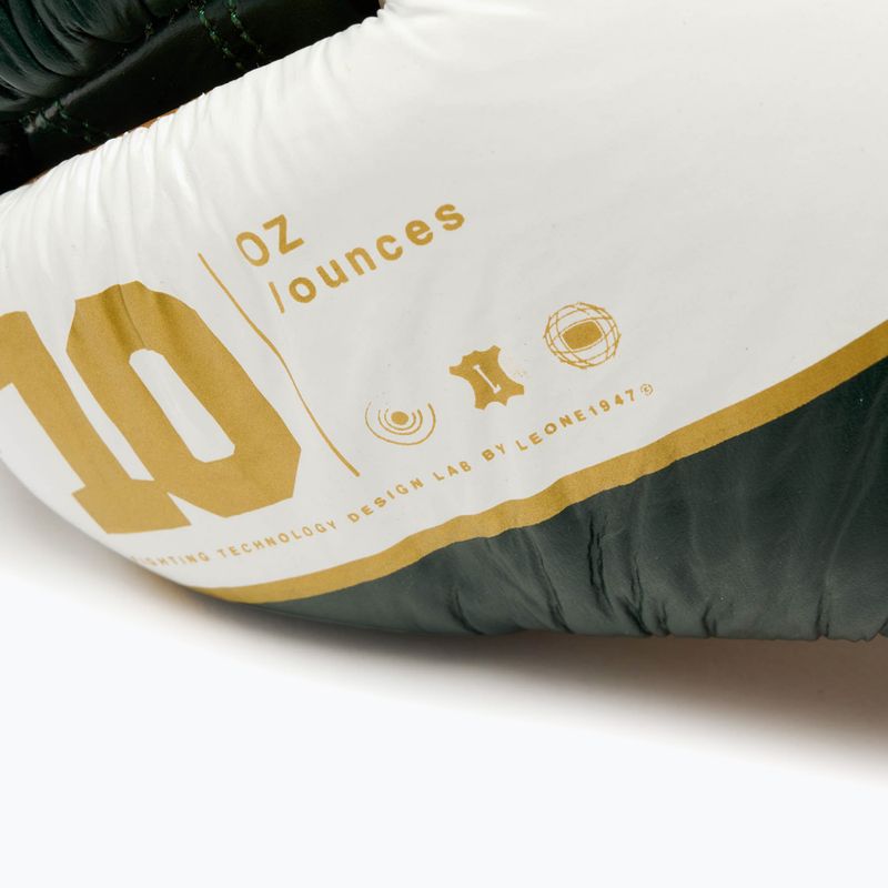 Boxerské rukavice LEONE 1947 Shock X green 10