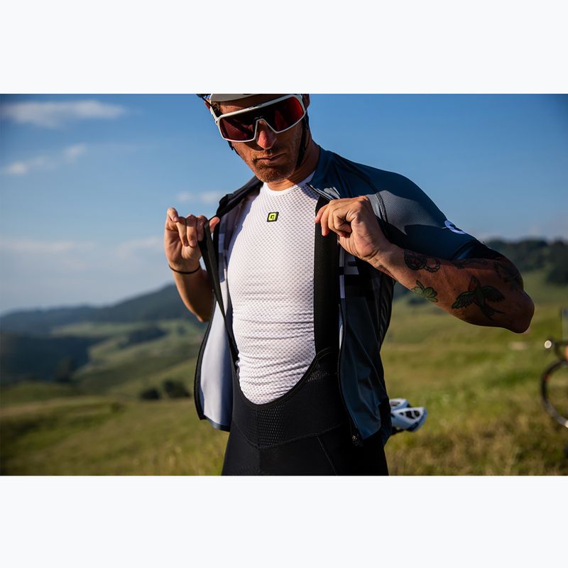 Pánsky cyklistický dres Alé Velo Active white 3