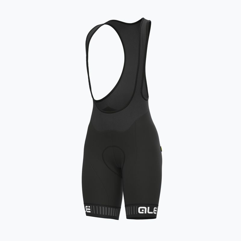 Dámske nohavice Alé Pantalone C/B Traguardo bib shorts black and white L11546718