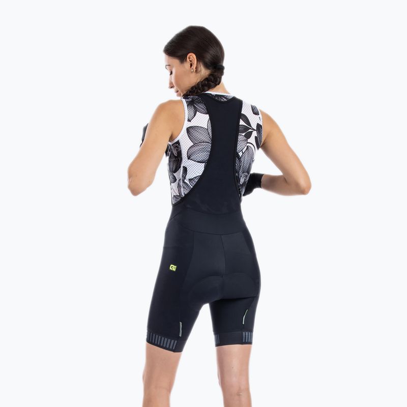 Dámske nohavice Alé Pantalone C/B Traguardo bib shorts black and white L11546718 4