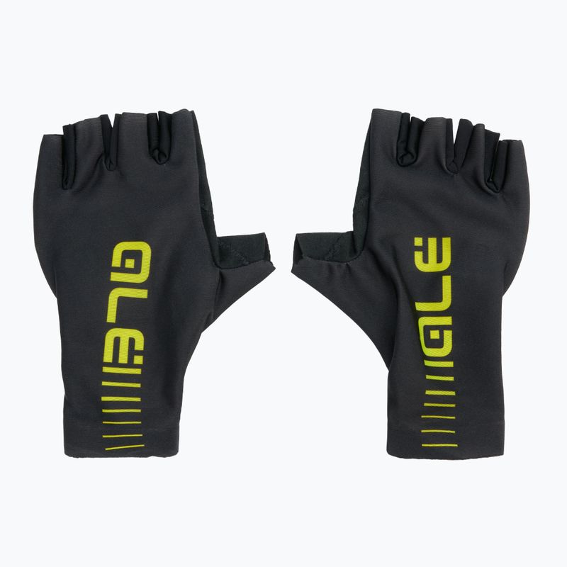 Cyklistické rukavice Alé Guanto Estivo Sun Select čierno-biele L17946718 2