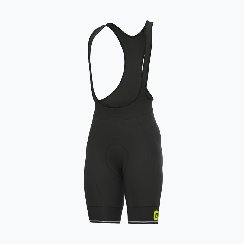 Pánske cyklistické šortky Alé Corsa Bibshort black/yellow L13654018 5