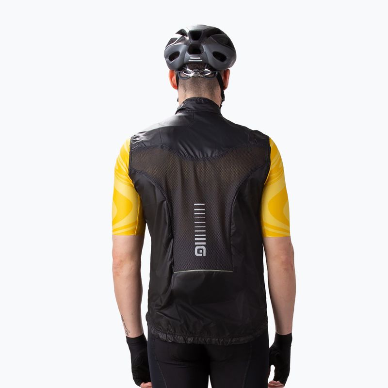 Pánska cyklistická vesta Alé Gilet Light Pack čierna L15140119 2