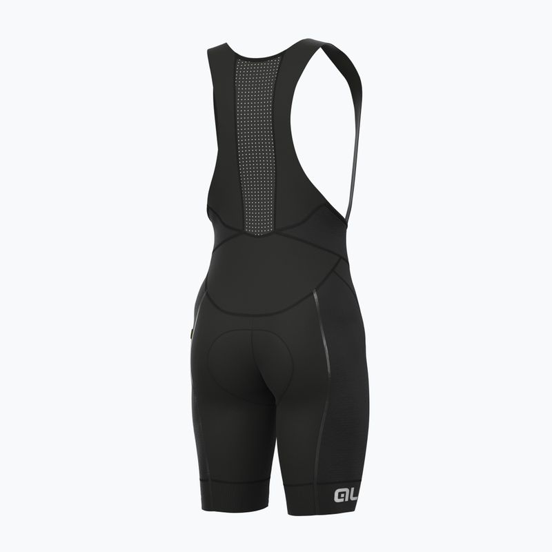 Pánske cyklistické šortky Alé Agonista Plus Bibshort čierno-biele L20150467 8