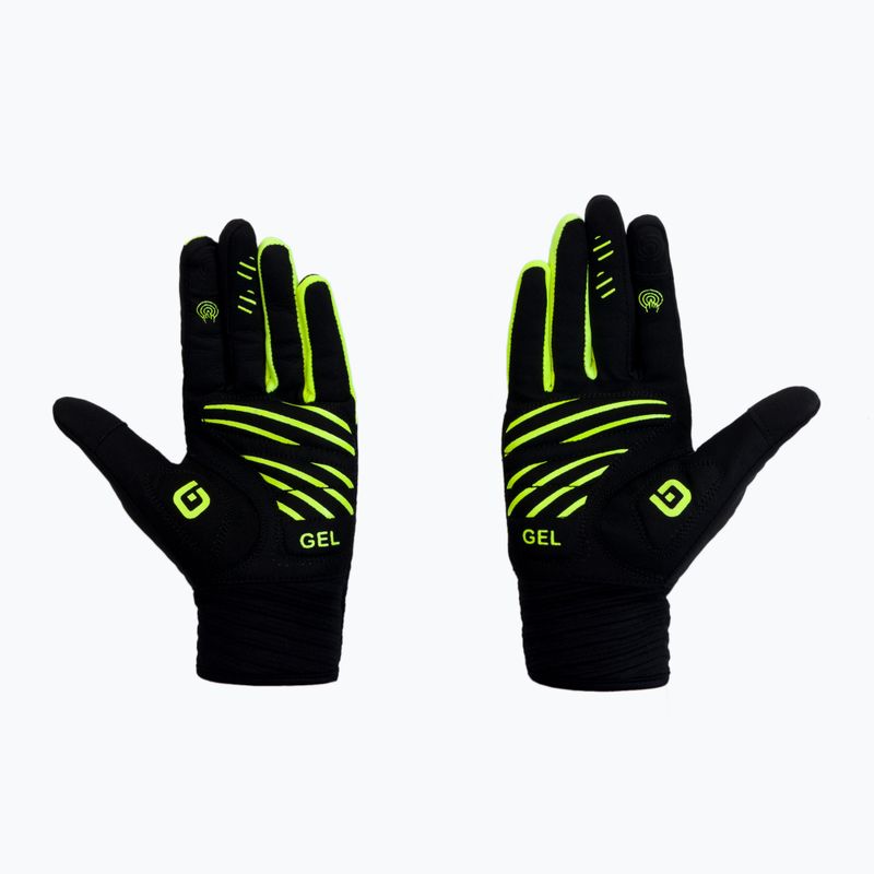Pánske cyklistické rukavice Alé Windprotection čierne L21047540 2