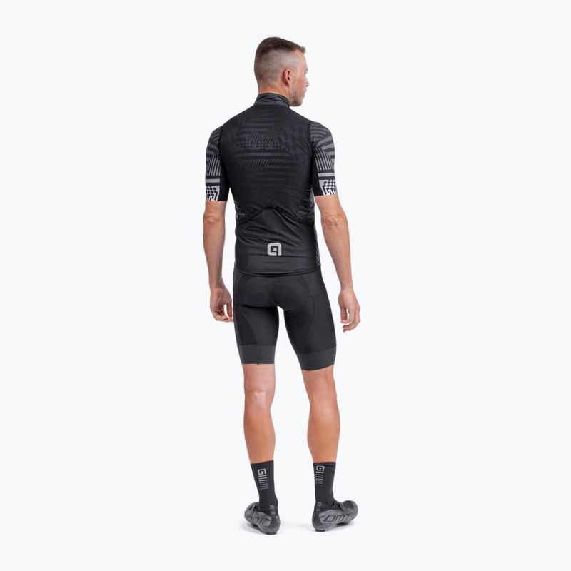 Pánska cyklistická vesta Alé Gilet Vento 2.0 čierna L21167401 2