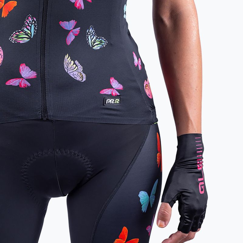 Dámsky cyklistický dres Alé Maglia Donna MC Butterfly black L21169401 7