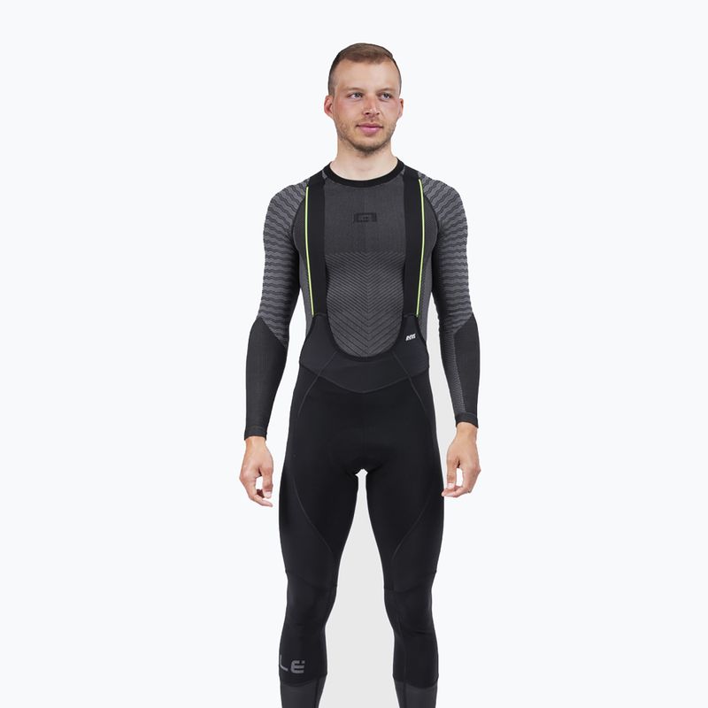 Pánske cyklistické nohavice Alé Clima Warm black L22048401